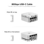 Beelink Mate SE 80Gbps Dock for SER8、SER9 Pro/Max and SER10 Max
