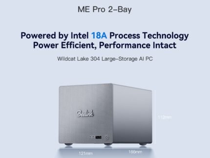 Beelink ME Pro 2-Bay  AI NAS Mini PC  Intel® Wildcat Lake 304