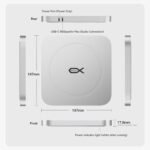 Beelink EX Mate Studio 80Gbps SSD Enclosure for Mac Studio